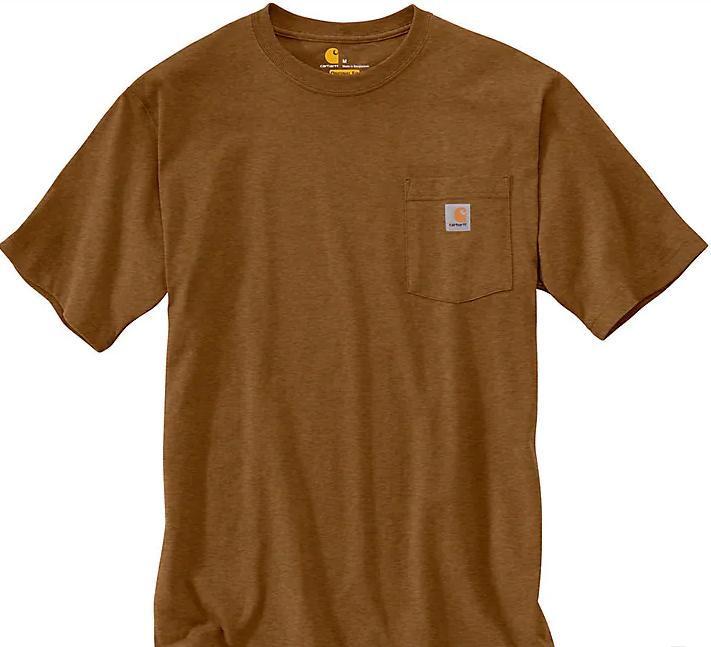 Carhartt K87 T-Shirt for Men in North Woods Green