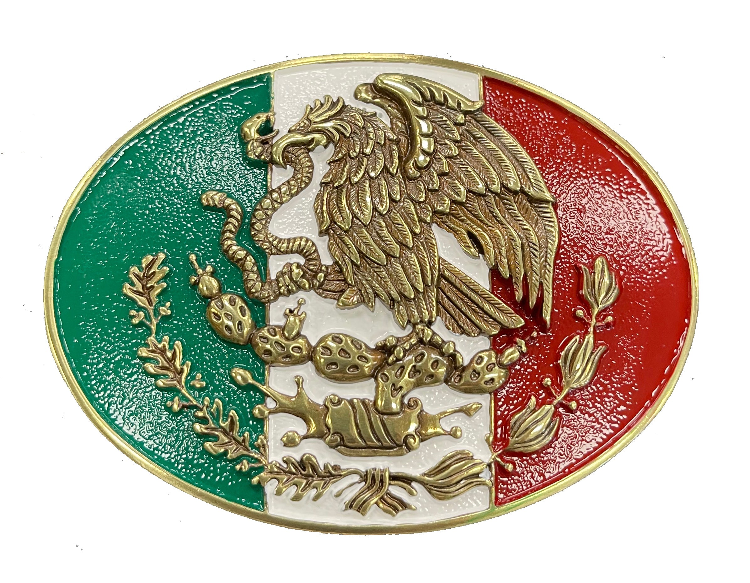 Mexico Oval Belt Buckle
