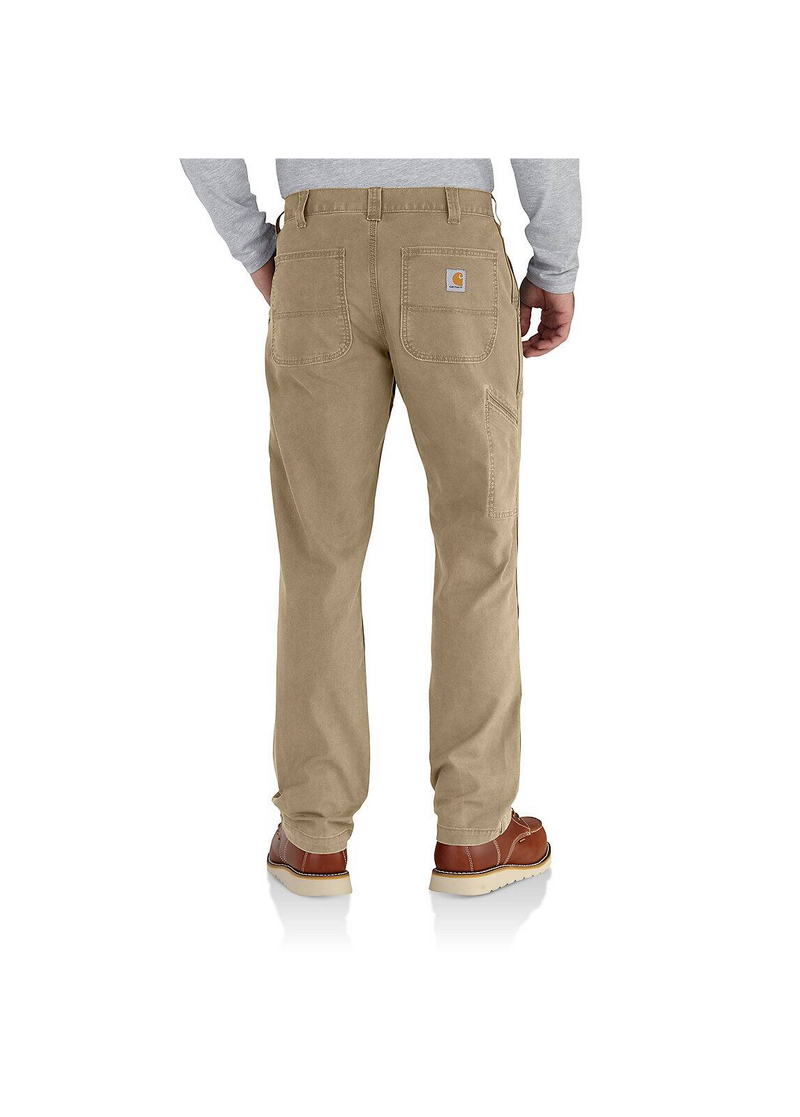 Carhartt 102291-253 Rugged Flex® Dark Khaki Rigby Dungaree Work Pants SALE