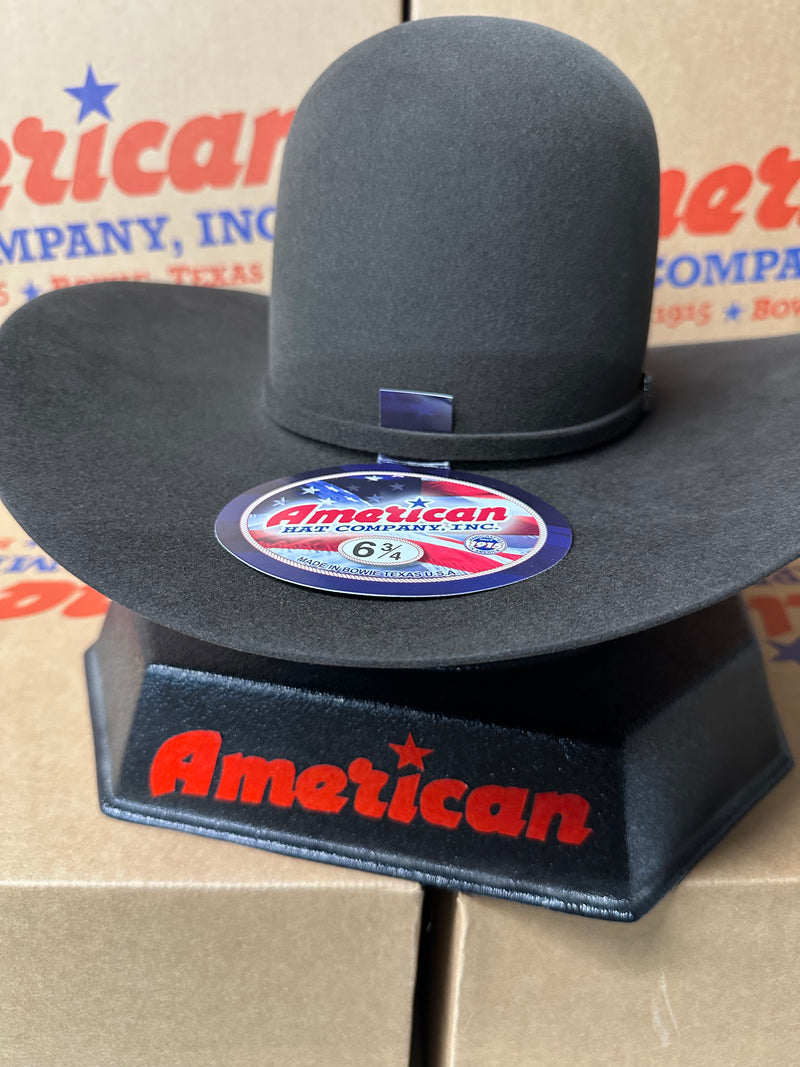 American 10X Evergreen Open Crown Felt Hat