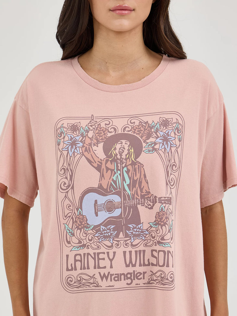 Women's Wrangler 112361044 Oversized Lainey Wilson Tee Shirt