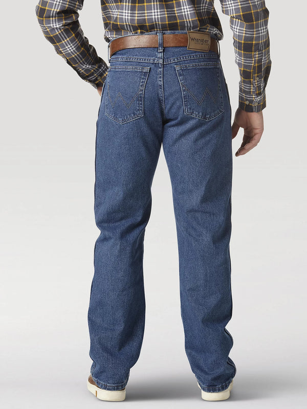 Men's Wrangler Rugged Wear® 35001AI Relaxed Fit Jean in Antique Indigo