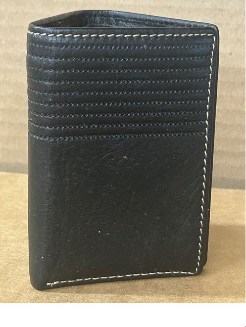 Top Notch Accessories 5002BK Black  Tri-fold Wallet