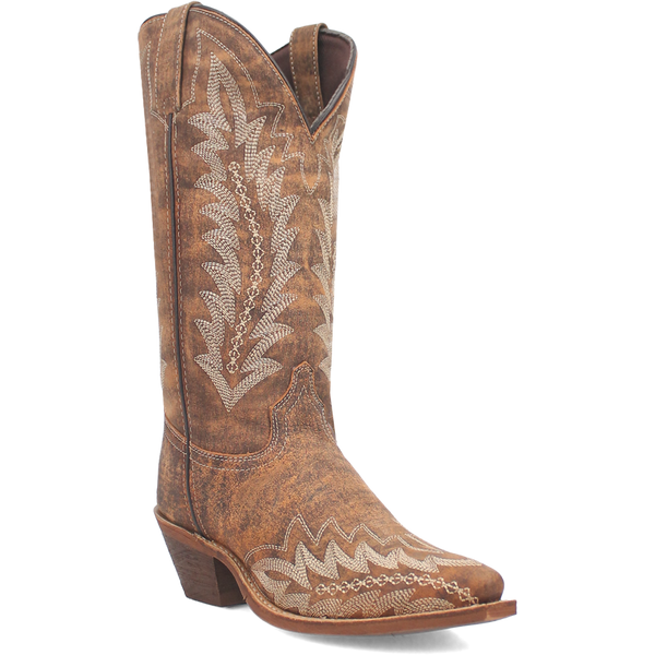 Women's Laredo 52189 12" Emmylee Tan Snip Toe Boot