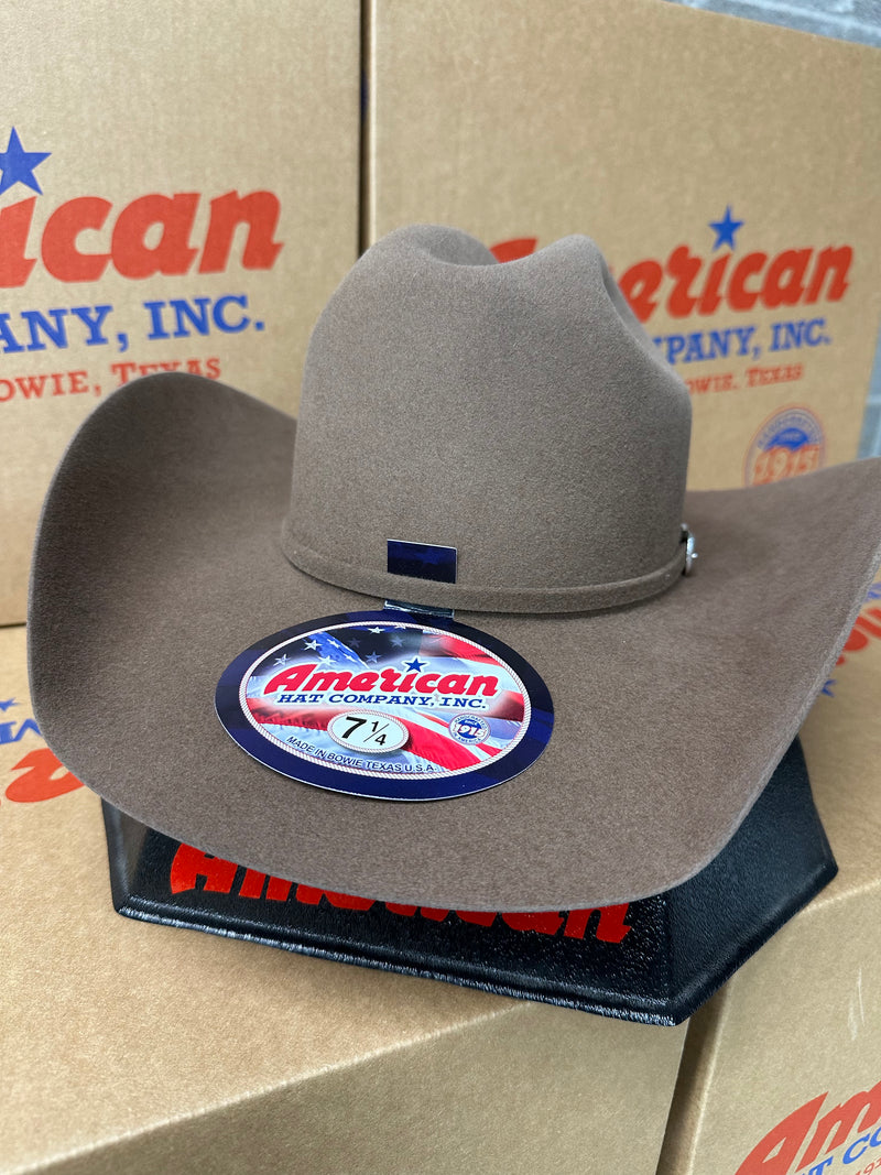 American 7X Tuscan Rancher Crease Crown & 4 1/4" Rancher Crease Brim Felt Hat