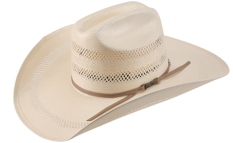 American 8100 Rancher Crease Crown 4 1/4" Rancher Crease Brim Drilex Sweatband Straw Hat