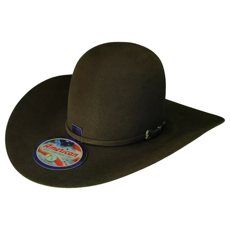 American Hat 10X Evergreen Open Crown Felt Hat