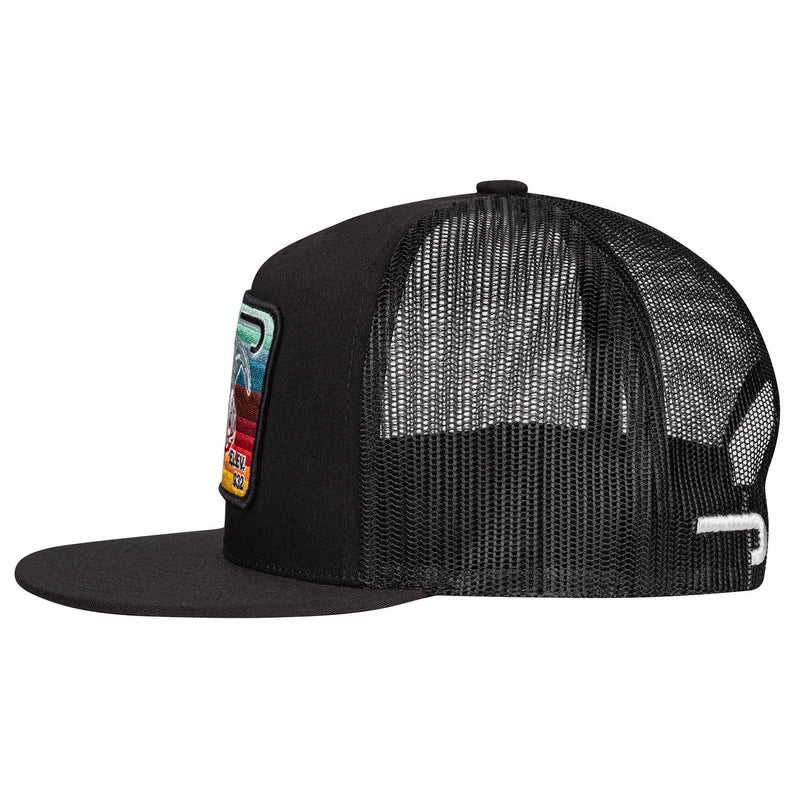 Lazy J Ranch Black Serape Elevation Classic Five Panel Trucker Hat