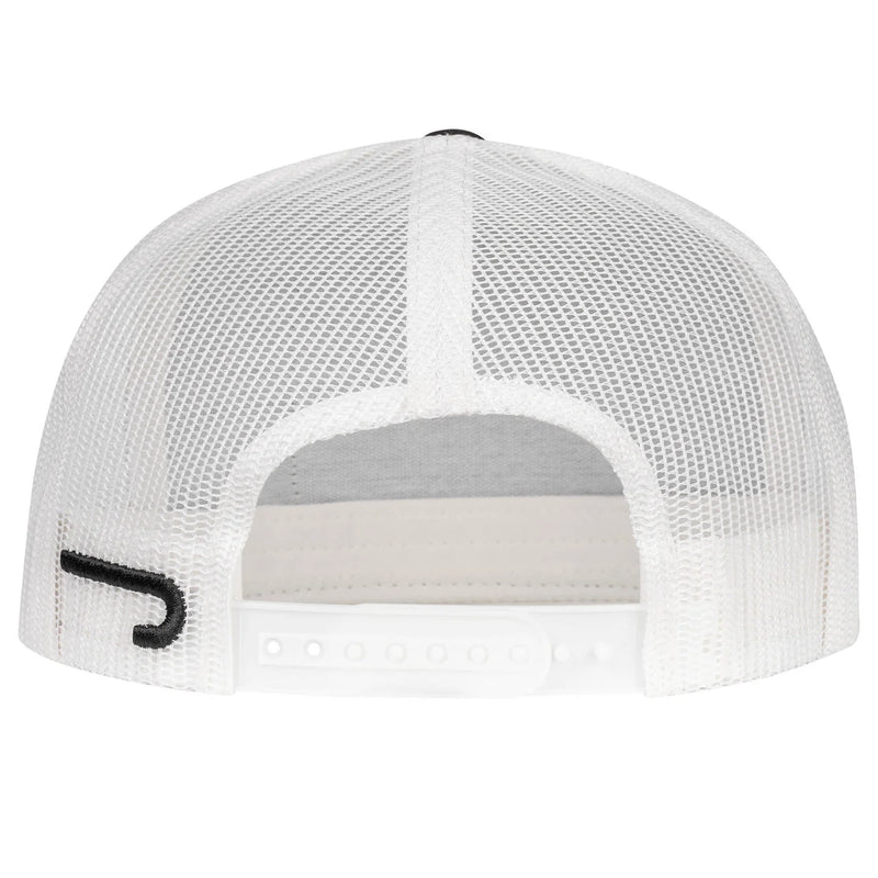 Lazy J Ranch Black & White Serape Elevation Classic Five Panel Trucker Hat