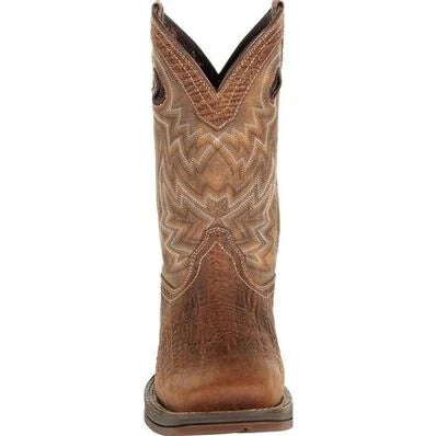 Durango DDB0271 Rebel Trail Brown Western Square Toe Boot *Closeout*