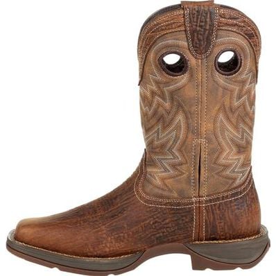 Durango DDB0271 Rebel Trail Brown Western Square Toe Boot *Closeout*