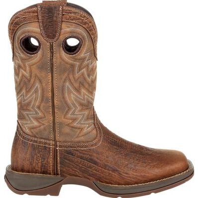 Durango DDB0271 Rebel Trail Brown Western Square Toe Boot *Closeout*