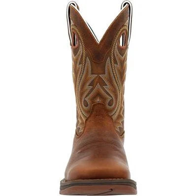 Durango DDB0377 Rebel Dark Chestnut Western Square Toe Boot *Closeout*