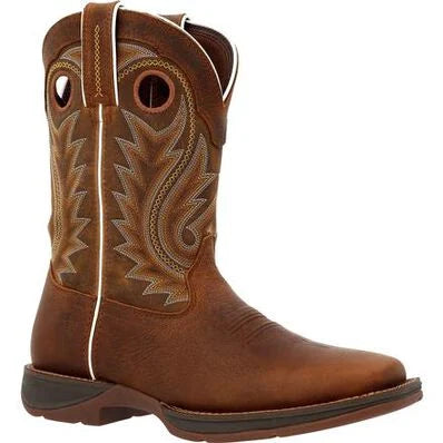 Durango DDB0377 Rebel Dark Chestnut Western Square Toe Boot *Closeout*