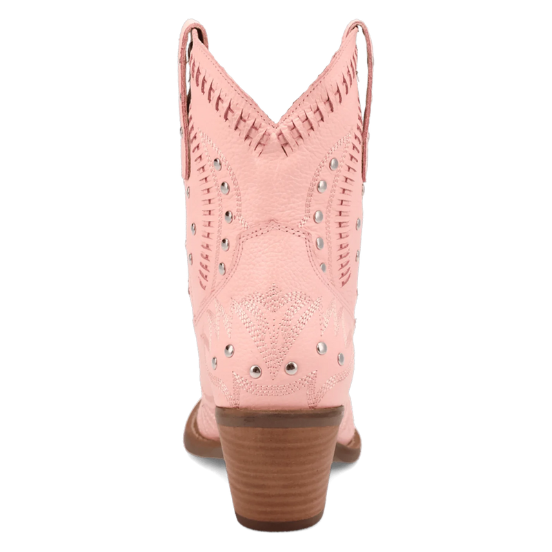 Women's Dingo DI2206-PK 7" Precious Pink Smooth Leather Bootie