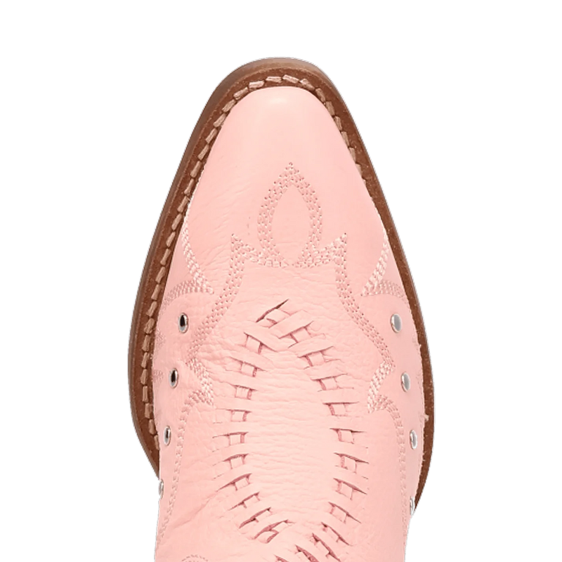 Women's Dingo DI2206-PK 7" Precious Pink Smooth Leather Bootie