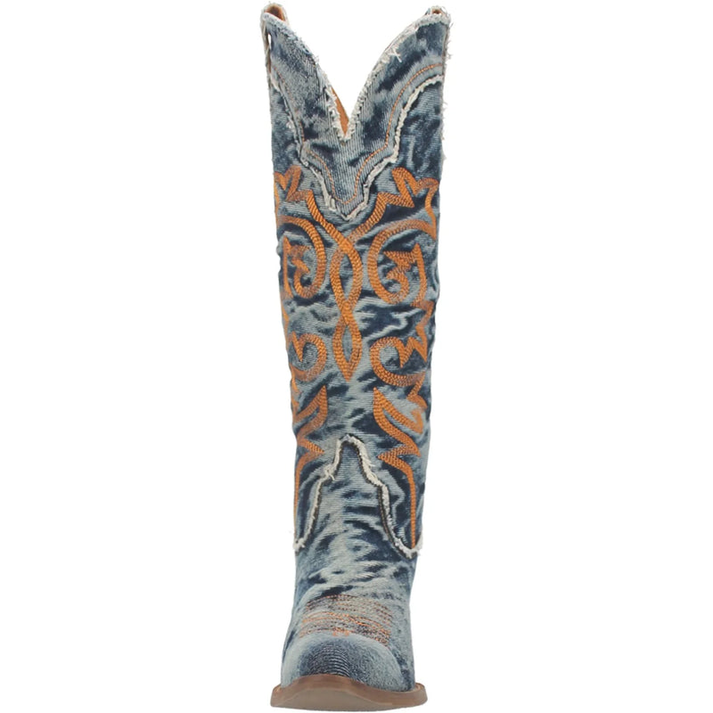 Women's Dingo DI943-BL 15" Texas Tornado Denim Boot