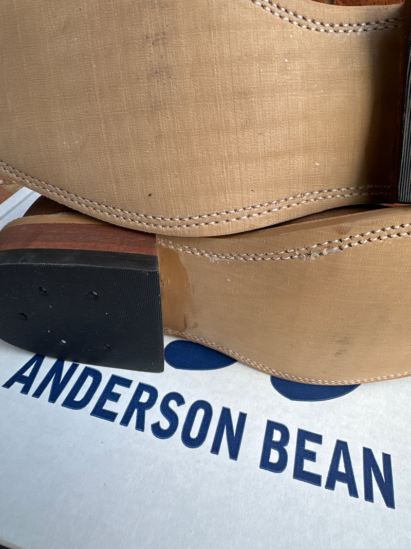 Anderson Bean 338084 11" Distressed Bison Wide Square Toe