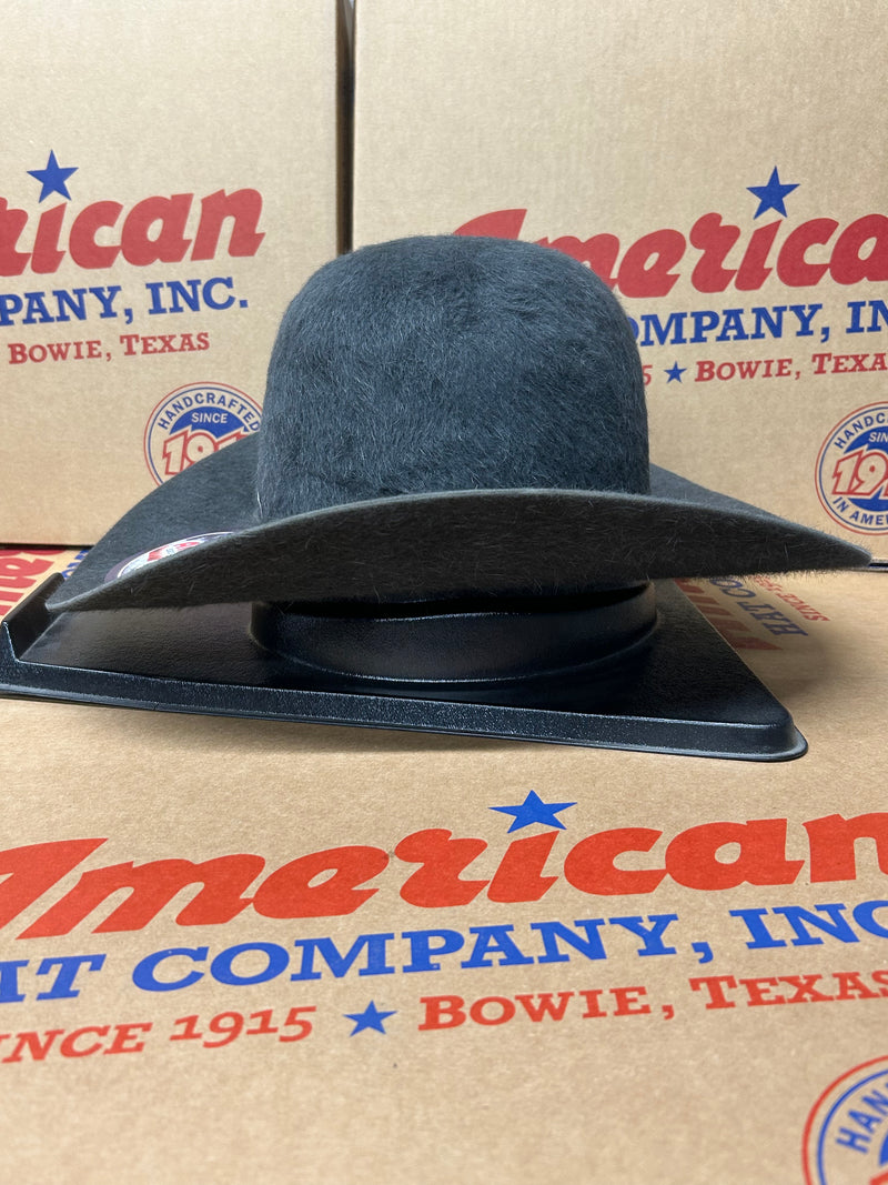 American Hat 20X Charcoal Grizzly Open Crown Felt Hat