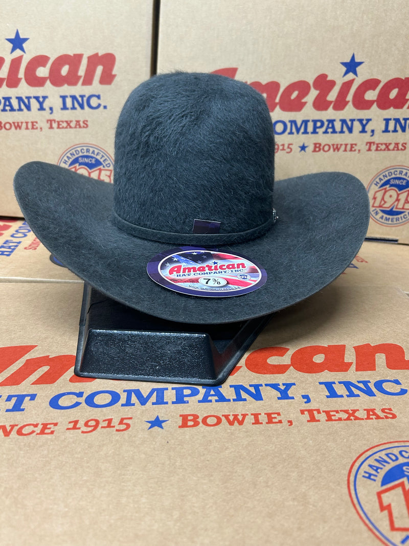 American Hat 20X Charcoal Grizzly Open Crown Felt Hat