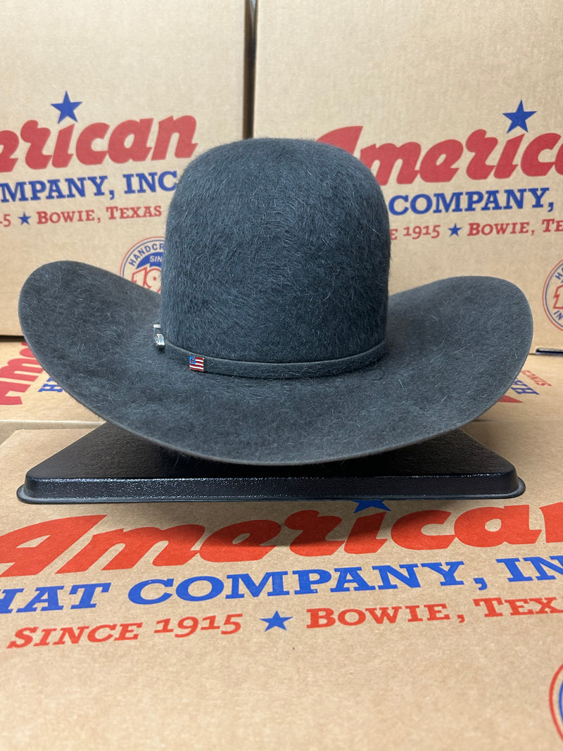 American Hat 20X Charcoal Grizzly Open Crown Felt Hat