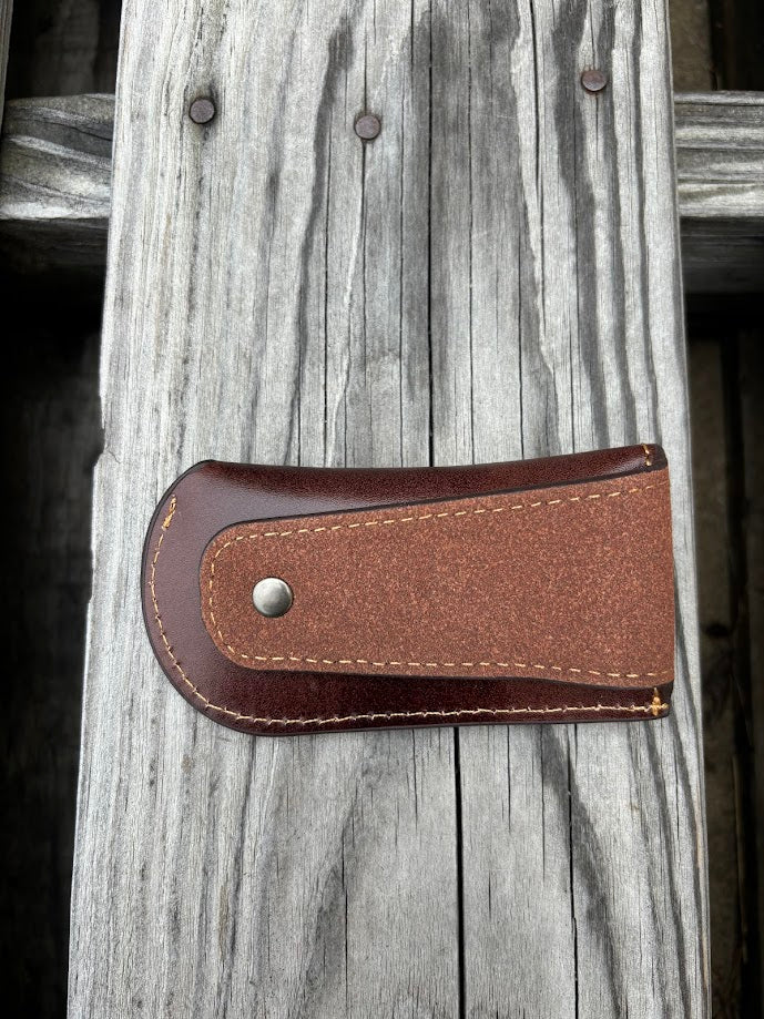 Top Notch Accessories 8013-1CF Coffee Praying Cowboy Design Large Knife Sheath with Keep