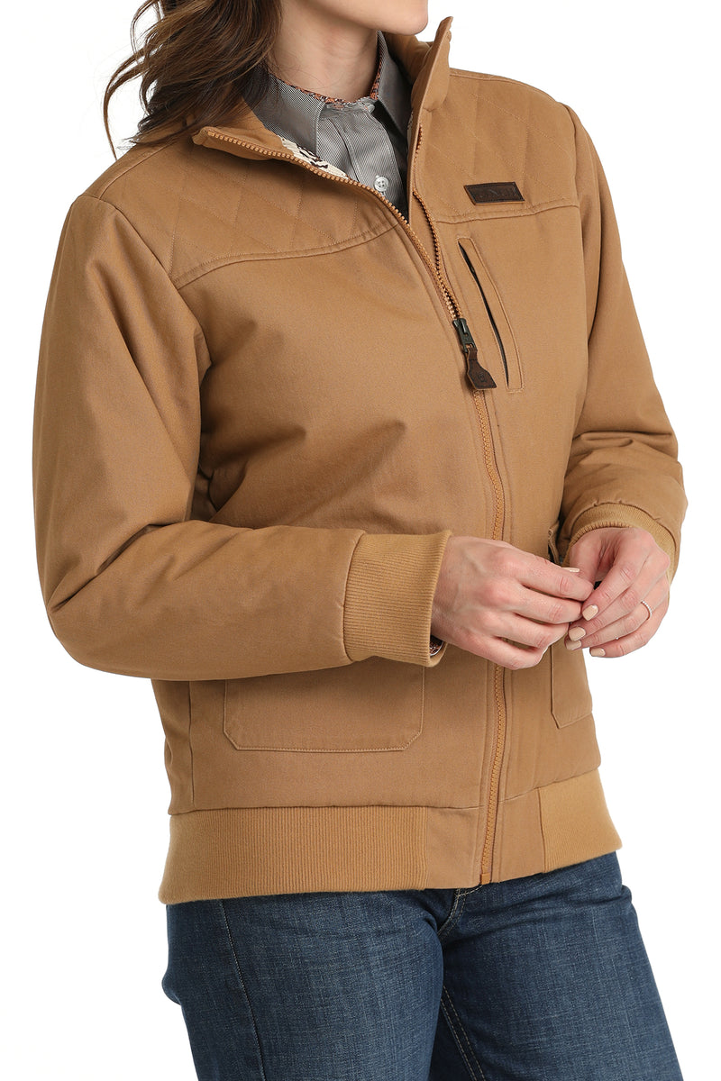 Women's Cinch MAJ9901001 Brown Bomber Jacket