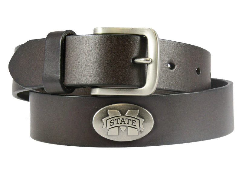 Zep-Pro BOLPBRW-MSU Mississippi State University Bulldogs Brown Leather Belt