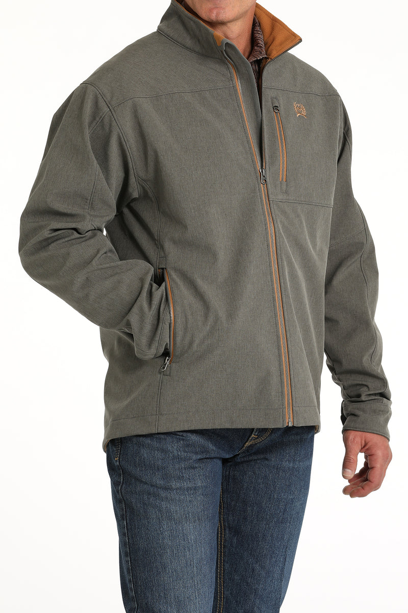 Cinch MWJ1583006 Men's Charcoal Texture Bonded Jacket