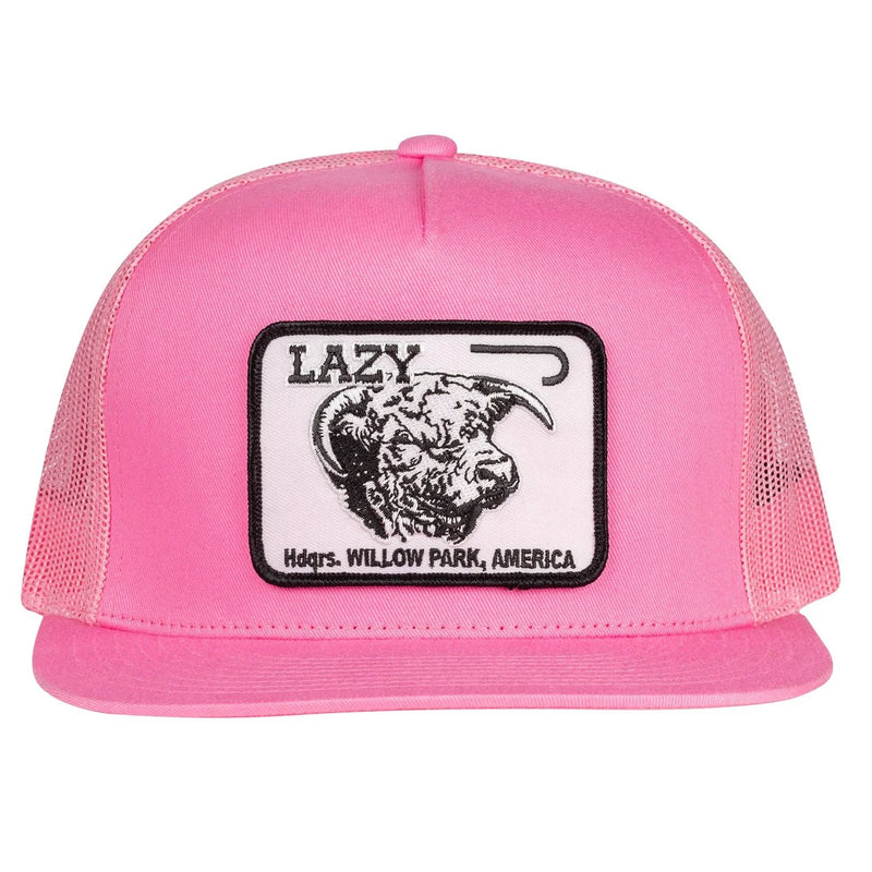 Lazy J Ranch Pink Willow Cattle Headquarters Classic Five Panel Trucker Hat