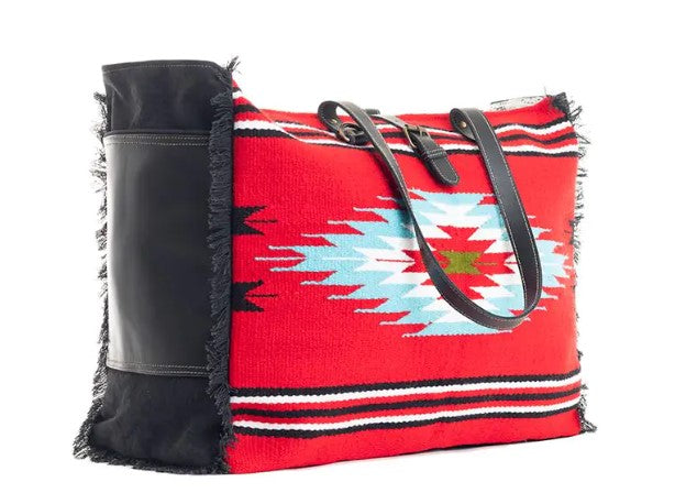 Myra Bag S-9584 Blazing Serape Weekender Bag