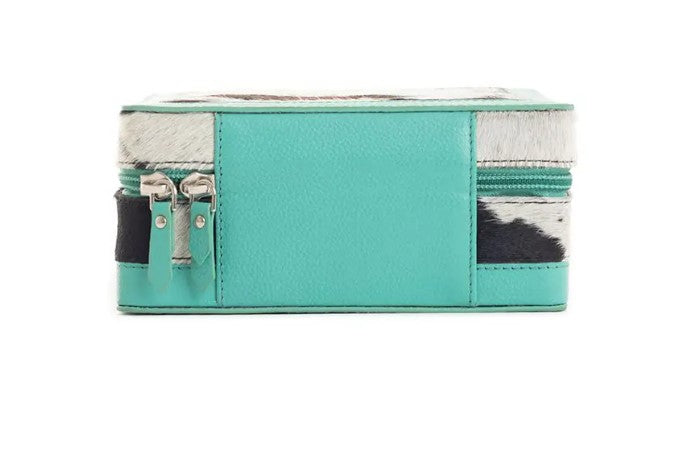 Myra Bag S-9748 Tennison Charm Jewelry Box In Teal