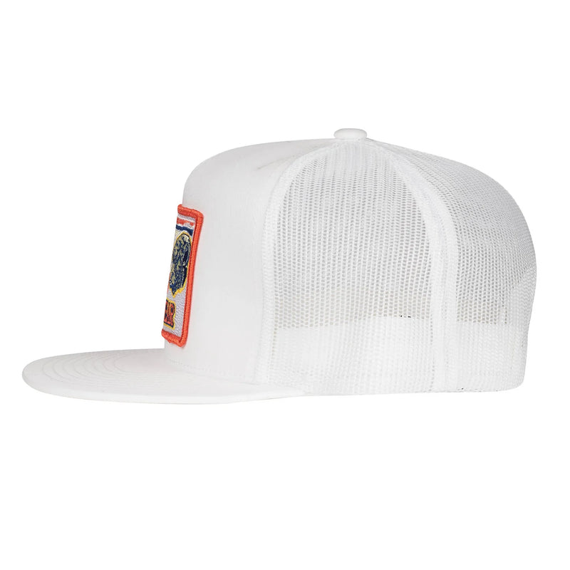 Lazy J Ranch White Retro Hereford Classic Five Panel Trucker Hat