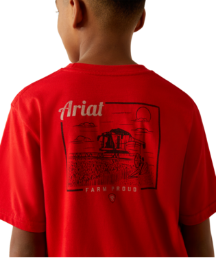 Boy's Ariat 10054749 Proud Farmer T-Shirt