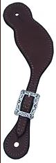 Hilltop Tack Supply H-665 Ladies' Tear Drop Spur Strap