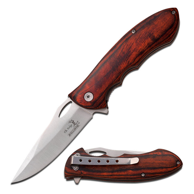 ER-A159BW Elk Ridge Spring Assisted Knife