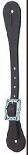 Hilltop Tack Supply RB-632 Adult Tapered Spur Strap in Rich Brown