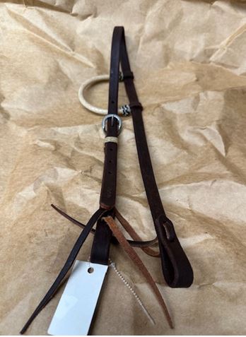 JB MITA HO RWDH 1-EAR Headstall withBraided Rawhide