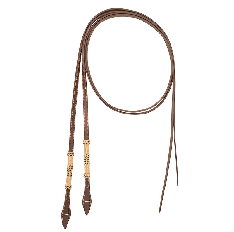 Cashel SA-QCSRCHRBK Quick Change with Braided Rawhide Split Reins