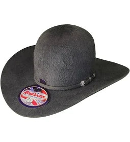 American Hat 20X Charcoal Grizzly Open Crown Felt Hat