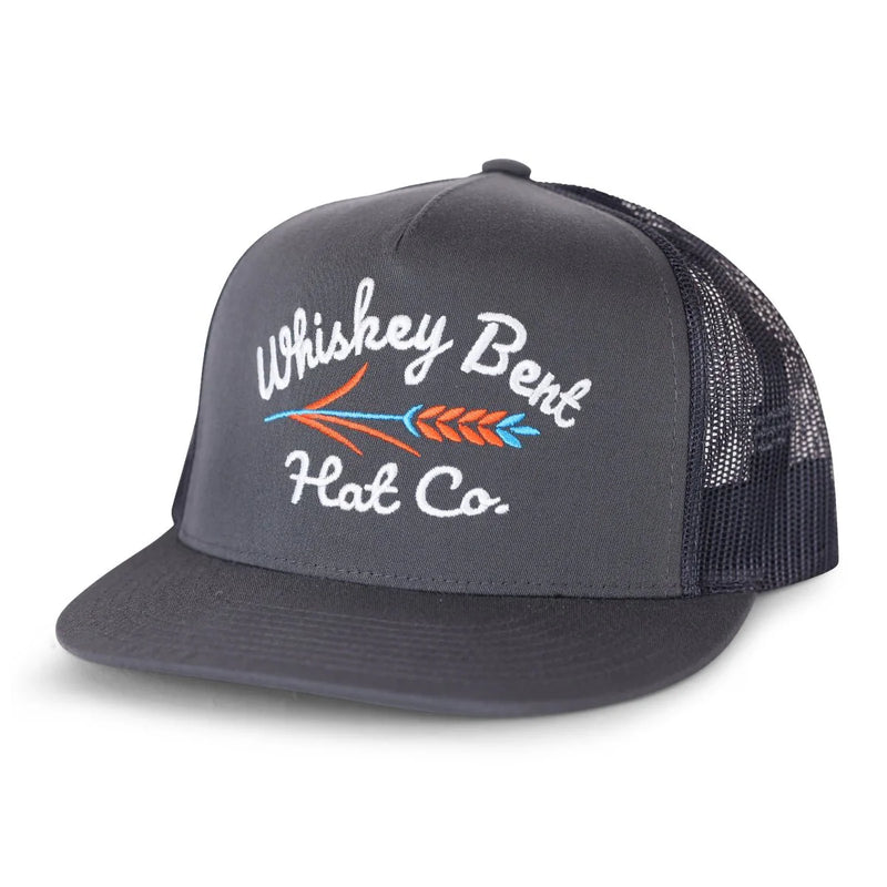 Whiskey Bent Hat Company Troubadour Charcoal Cap