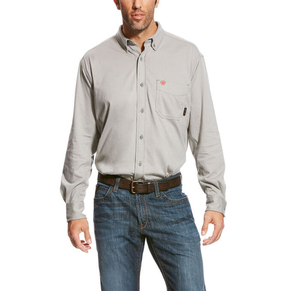 Ariat 10023947 MEN'S FR Silver Fox AC Work Shirt *CLOSEOUT*