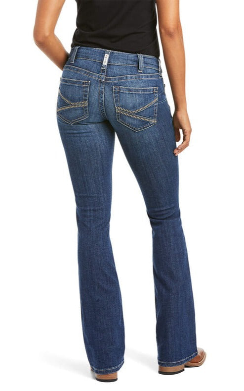 Women's Ariat 10034659 R.E.A.L. Mid Rise Stretch Liliana Boot Cut Jean *CLOSEOUT*