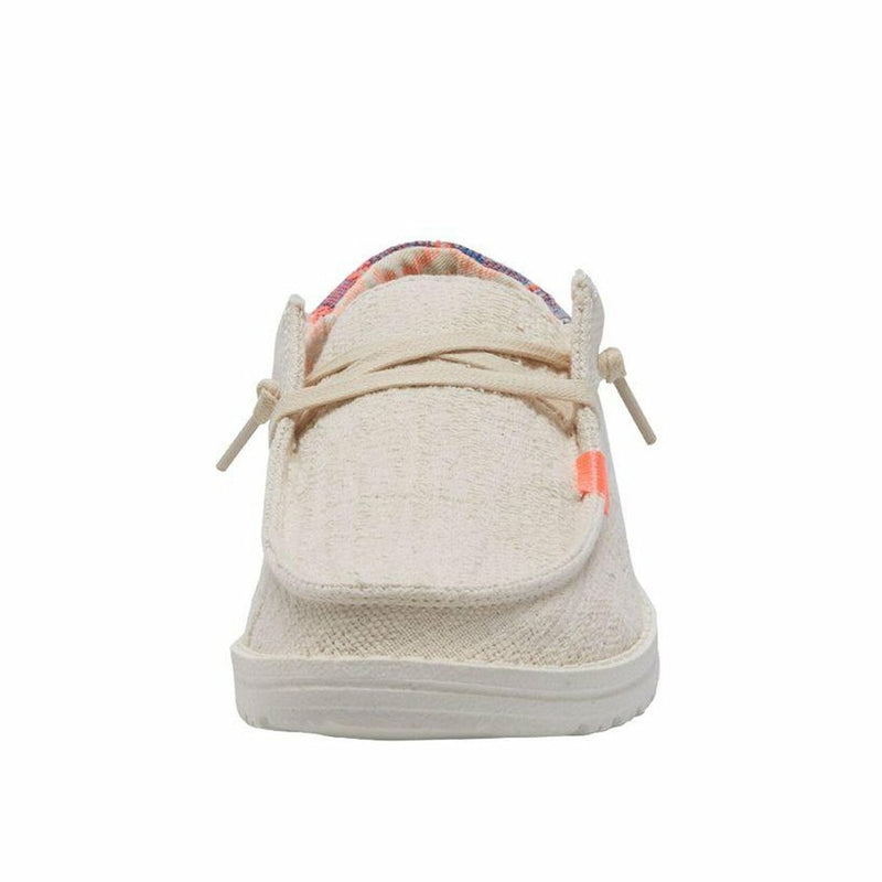 Women's Hey Dude 121930578 Wendy Funk Boho Pink Beige Shoe CLOSEOUT