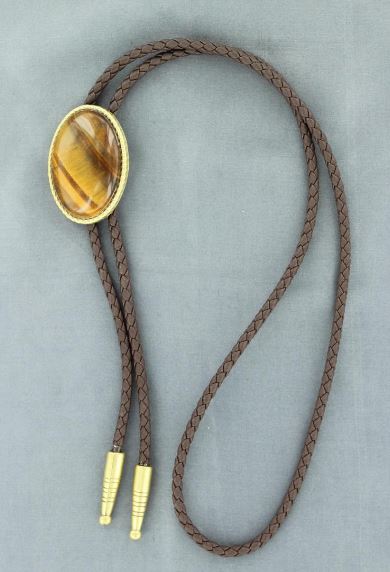 M & F 22840 Double S Adult Western Tigers Eye Bolo