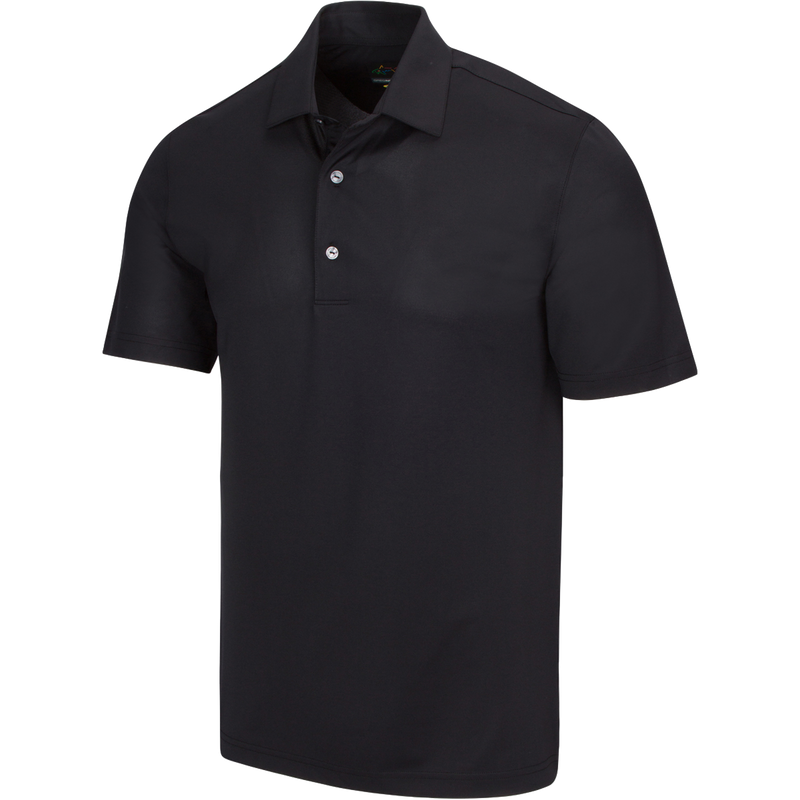 Greg Norman G7S21K480 Black Freedom Micro Pique Polo FINAL SALE