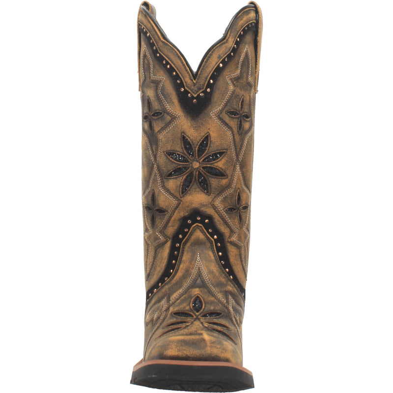 Women's Laredo 5844 Bouquett Leather Wide Square Toe Boot