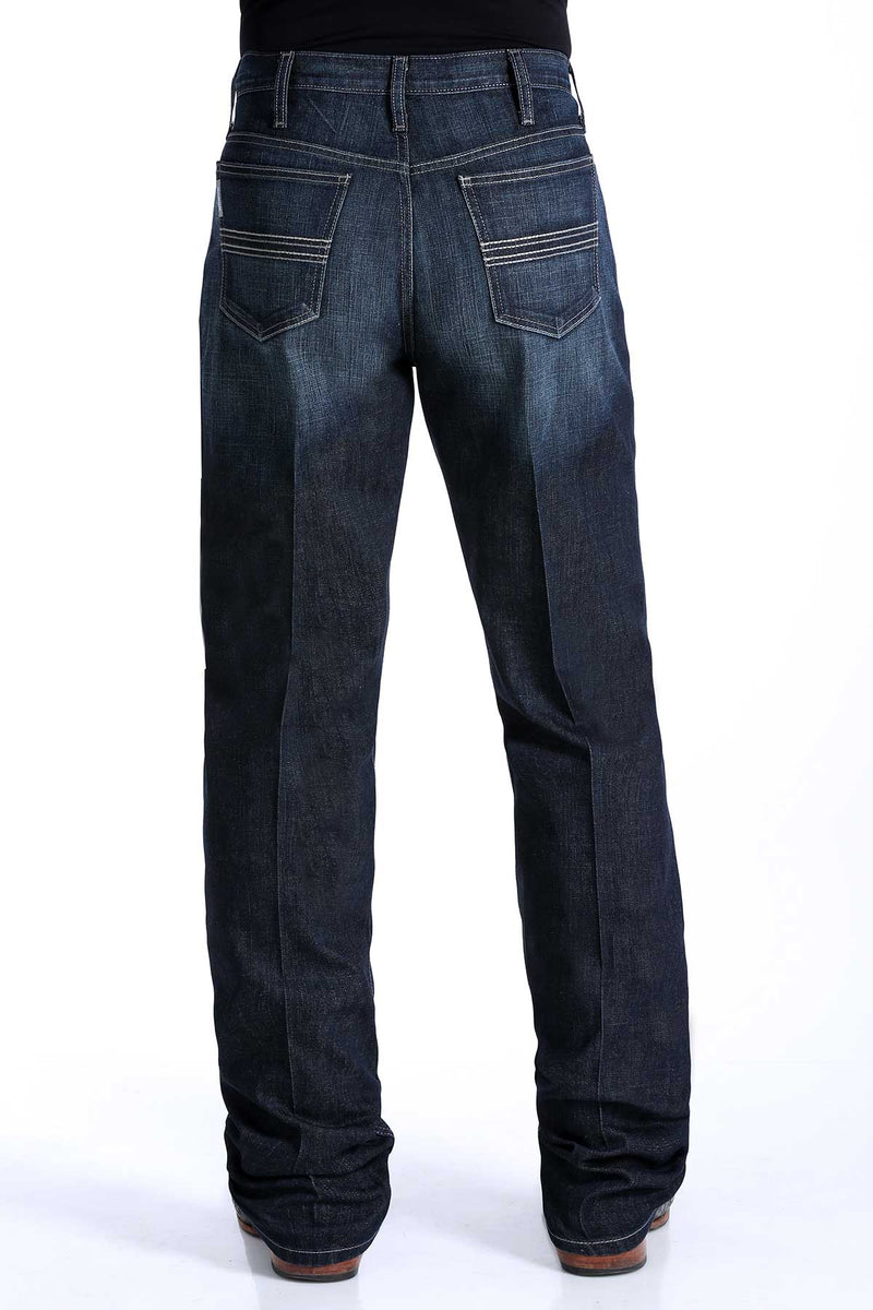 Men's Cinch MB98034007 Silver Label Dark Washed Performance Denim Jean