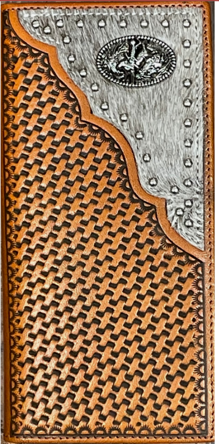 Top Notch Accessories HK503BR Brown Bull Rider Wallet