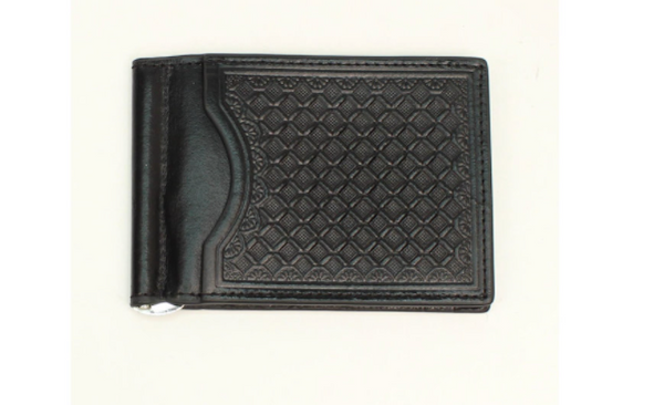 NOCONA N5412701 DIAMOND WEAVE MONEY CLIP